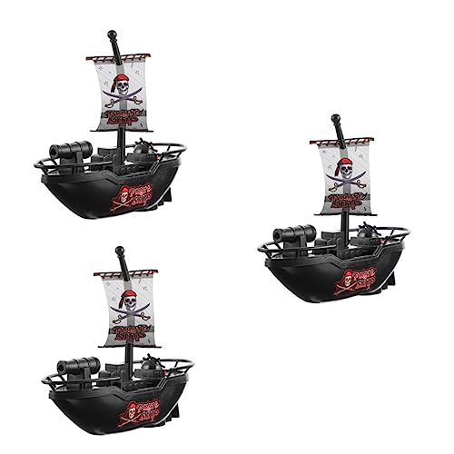 Toyvian 3 Stück Teiliges Elektrisches Piratenschiff Badeboot mit Beweglichem Leichtes Kinderbadespielzeug für Badespaß Badewanne Robustes Kunststoffmodell für Kleinen Kinderhände Toyvian 3 Stück Teiliges Elektrisches Piratenschiff Badeboot mit Beweglichem Leichtes Kinderbadespielzeug für Badespaß Badewanne Robustes Kunststoffmodell für Kleinen Kinderhände von Toyvian