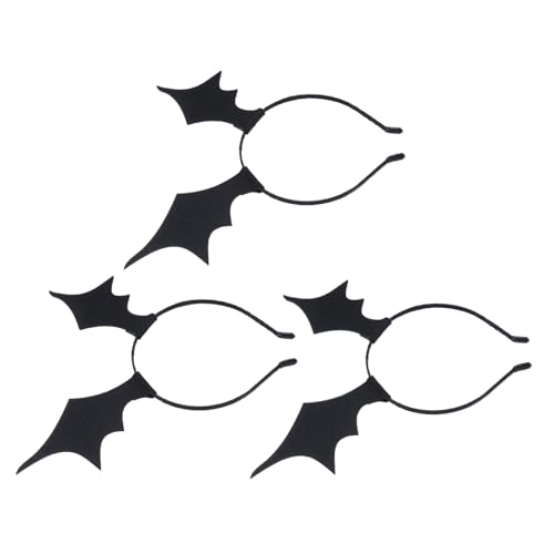 Toyvian 3 Stück Teiliges Halloween Fledermaus Stirnband Fledermausflügel Haarreif Verstellbar Leicht Für Damen Party Haarschmuck Toyvian 3 Stück Teiliges Halloween Fledermaus Stirnband Fledermausflügel Haarreif Verstellbar Leicht Für Damen Party Haarschmuck von Toyvian