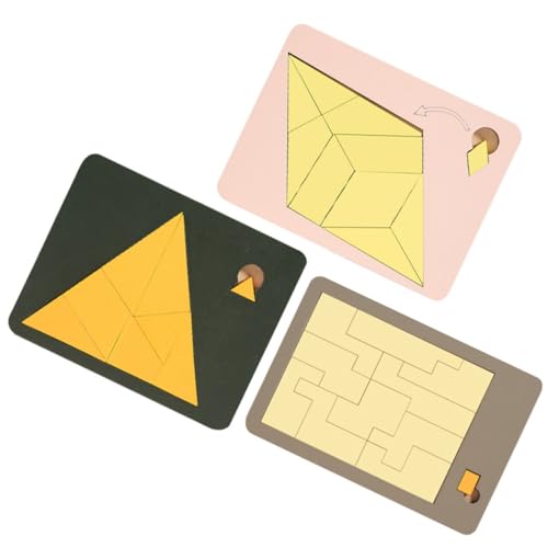 Toyvian 3 Stück Teiliges Holzpuzzle für Ab Jahren Montessori Lernspielzeug Motorikfördernd Sicher Verarbeitet Langlebig und Stressabbauend Vorschulspielzeug für Jungen und Mädchen Toyvian 3 Stück Teiliges Holzpuzzle für Ab Jahren Montessori Lernspielzeug Motorikfördernd Sicher Verarbeitet Langlebig und Stressabbauend Vorschulspielzeug für Jungen und Mädchen von Toyvian