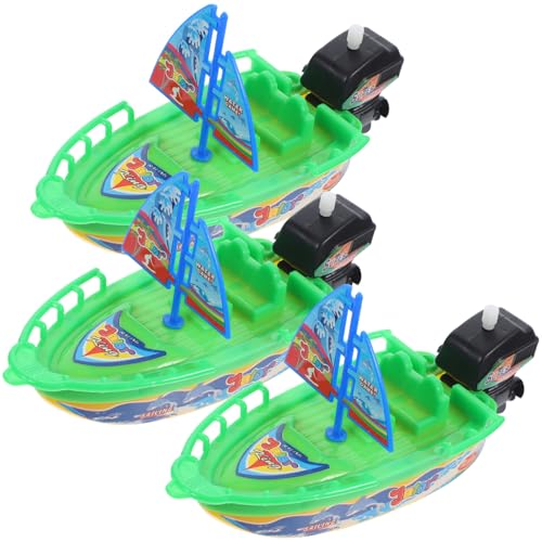 Toyvian 3 Stück Teiliges Wind up Segelboot Badespielzeug aus Kunststoff Leichtes Sicheres Badewannenspielzeug für Kleinkinder Bunte Aufziehboote für Schwimmbad und Badewanne Toyvian 3 Stück Teiliges Wind up Segelboot Badespielzeug aus Kunststoff Leichtes Sicheres Badewannenspielzeug für Kleinkinder Bunte Aufziehboote für Schwimmbad und Badewanne von Toyvian