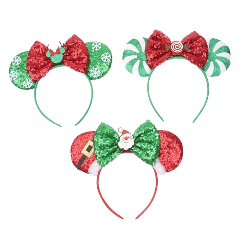 Toyvian 3 Stück Weihnachtlicher Haarreif Teiliges mit LED Beleuchtung Kunststoff und Gauze Festlicher Kopfschmuck mit Schleifenband Geeignet für Erwachsene für Weihnachtsfeier und Cosplay Toyvian 3 Stück Weihnachtlicher Haarreif Teiliges mit LED Beleuchtung Kunststoff und Gauze Festlicher Kopfschmuck mit Schleifenband Geeignet für Erwachsene für Weihnachtsfeier und Cosplay von Toyvian
