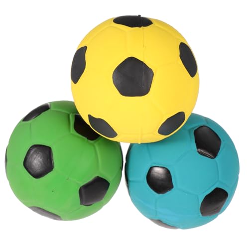 Toyvian 3 Teiliges Fußballspielzeug Ball Kinderspielset Fußballspielzeug Für Kinder Hüpfbälle Für Kinder Lustiges Ballspielzeug Kidcraft Spielset Sound Fußballspielzeug Blau von Toyvian