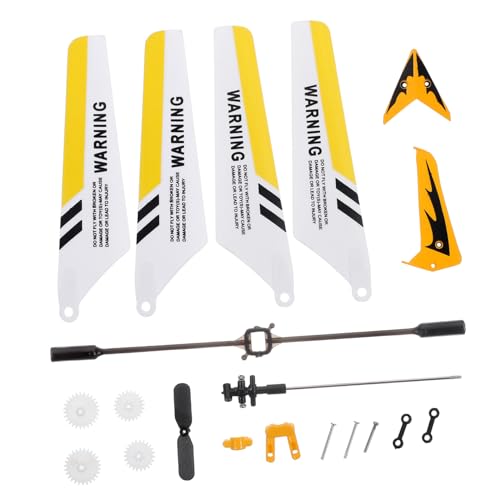 Toyvian 3-Teiliges Set Ersatzteile messerklinge klingenschutz RC Helicopter Spare Parts Blade Blades Heckstützen RC-Hubschrauber Ferngesteuerter Hubschrauber syma s107g zubehör von Toyvian