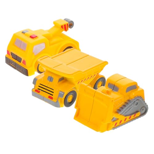 Toyvian 3-teiliges Set Auto Spielzeug So Tun, Würden Sie Spielzeug Spielen Muldenkipper Postauto-Spielzeug Für Kinder Spielzeugbagger Mini-Autos Minibagger Kleine Spielzeuge Plastik von Toyvian