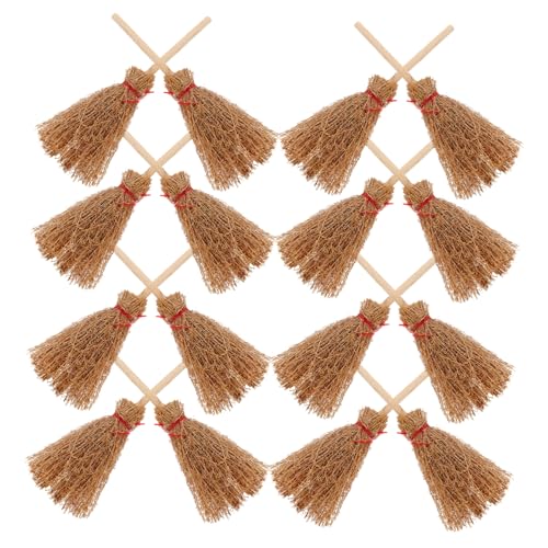 Toyvian 30 Stück Mini Hexenbesen Puppenhaus Miniatur Besenstiele Künstlich Realistische Mini Besen für DIY Bastelprojekte Feengarten Dekoration Puppenhaus Zubehör Toyvian 30 Stück Mini Hexenbesen Puppenhaus Miniatur Besenstiele Künstlich Realistische Mini Besen für DIY Bastelprojekte Feengarten Dekoration Puppenhaus Zubehör von Toyvian