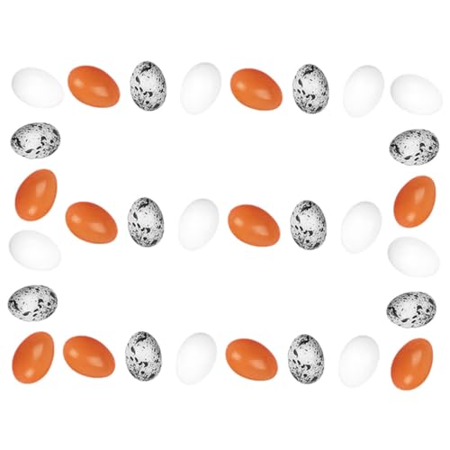 Toyvian 30 Stück Teiliges Miniatur Eier aus Langlebigem Kunststoff Realistisch Gestaltete Mini Deko Eier für Puppenhaus Mikro Landschaft Kreative Tischdekoration Farben Je Toyvian 30 Stück Teiliges Miniatur Eier aus Langlebigem Kunststoff Realistisch Gestaltete Mini Deko Eier für Puppenhaus Mikro Landschaft Kreative Tischdekoration Farben Je von Toyvian