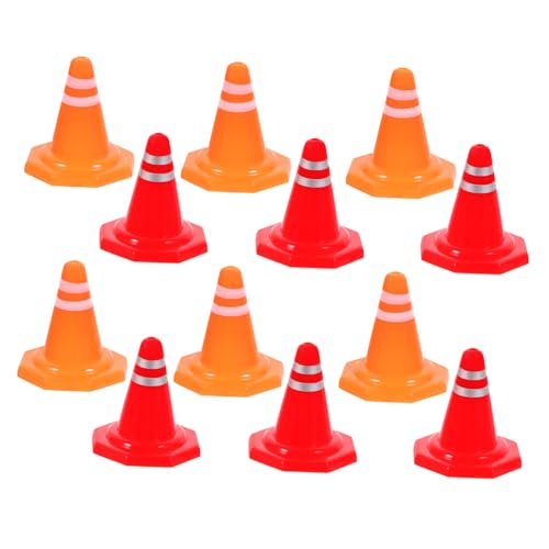 Toyvian 30 Stück Teiliges Miniatur Verkehrsleitkegel Bunte Kleine Markierungskegel aus Sandtisch Dekoration für Interaktives zur Verkehrszeichen erkennung und Kreativen Spielszenen Toyvian 30 Stück Teiliges Miniatur Verkehrsleitkegel Bunte Kleine Markierungskegel aus Sandtisch Dekoration für Interaktives zur Verkehrszeichen erkennung und Kreativen Spielszenen von Toyvian