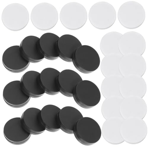 Toyvian 30 Stück Teiliges Schach Ersatzset Rundes Design Weiße und Schwarze Spielfiguren Klassische Brettspiel Zubehör Kinderfreundlich Sicher und Tragbar für Reisen und Partys Toyvian 30 Stück Teiliges Schach Ersatzset Rundes Design Weiße und Schwarze Spielfiguren Klassische Brettspiel Zubehör Kinderfreundlich Sicher und Tragbar für Reisen und Partys von Toyvian