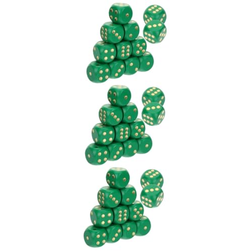 Toyvian 36 STK Würfel Grünes Spielzeug St. Patrick Day Zubehör St. Patrick Dekor St. Patrick Partygeschenke Holz von Toyvian