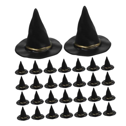 Toyvian 36 Stück Halloween-dekoration Zaubererhut Kleine Hexenhüte Mini -puppenhüte Mini-hutverzierung Für Kunst Zum Basteln Kleine Hüte Für Puppen Plastik Schwarz Toyvian 36 Stück Halloween-dekoration Zaubererhut Kleine Hexenhüte Mini -puppenhüte Mini-hutverzierung Für Kunst Zum Basteln Kleine Hüte Für Puppen Plastik Schwarz von Toyvian