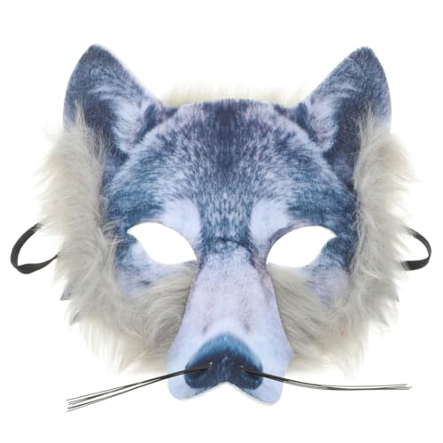 Toyvian 3D Wolf Maske Halloween Wolfsmaske Halbes Gesicht Wolfskopfmaske Realistische Gruselige 3D Tierkopfmasken für Kinder Erwachsene Karnevalsparty Kostüm Maskerade Silber Toyvian 3D Wolf Maske Halloween Wolfsmaske Halbes Gesicht Wolfskopfmaske Realistische Gruselige 3D Tierkopfmasken für Kinder Erwachsene Karnevalsparty Kostüm Maskerade Silber von Toyvian