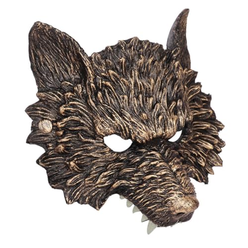 Toyvian 3St Halloween Wolf Maske dekorative Halloween-Maske Halloween-Cosplay-Kostüm halloween costume halloween kostüme Außendekorationen karnevalsparty zubehör Party-Maske von Toyvian