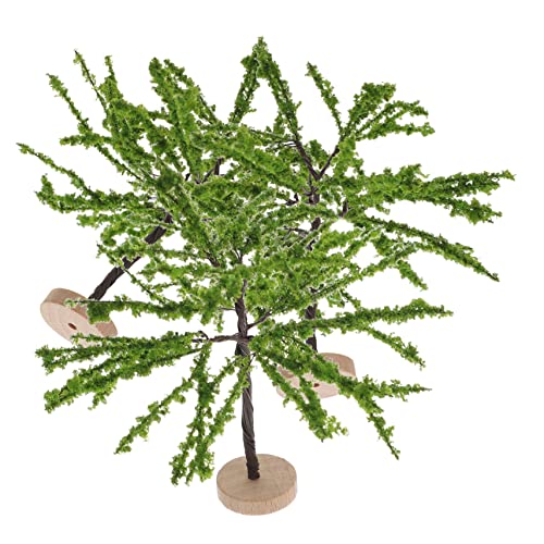 Toyvian 3St Simulierter Minibaum gefälschte Bäume maßstabsgetreue Züge Mini-Baumspitze Baummodell Artificial Tree mikrolandschaft sandtisch DIY Modell Bäume für die Modelleisenbahn Plastik von Toyvian