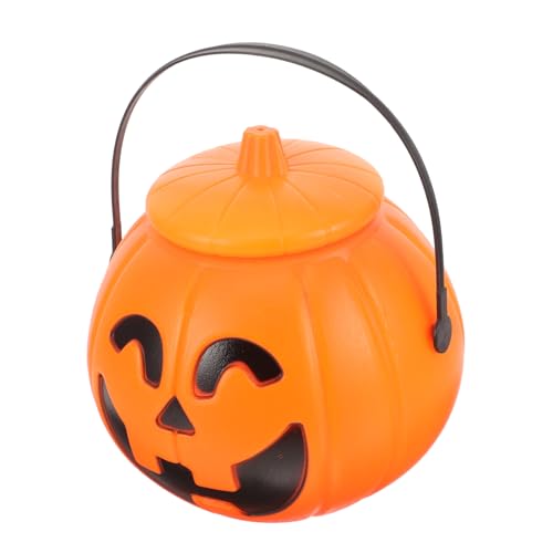 Toyvian 3St tragbarer Kürbiseimer halloween süßigkeiten eimer halloween eimer für süßigkeiten halloween decor Snackhalter Kürbisglas große Süßigkeiten Party-Bonbonglas Halloween-Eimer pp von Toyvian