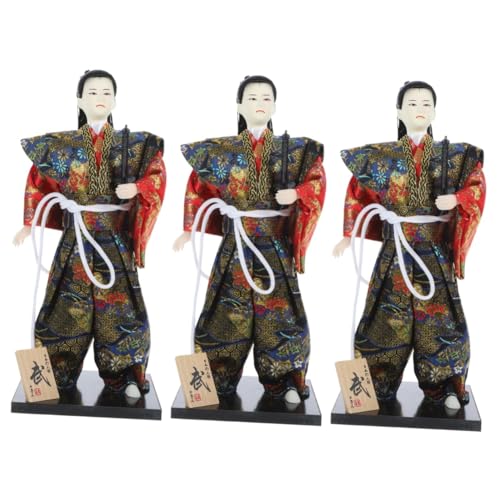 Toyvian 3st -Figur -Puppen-Ornamente -puppenornament -puppenhandwerk Desktop- -Puppe -Puppen Im Japanischen Stil Haushalts- -Puppe ，，， von Toyvian