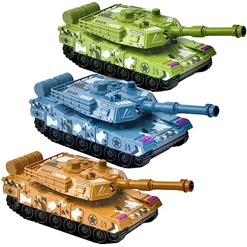 Toyvian 3st Panzer Spielzeugauto Zusammenklappbarer Eimer Sandspielzeug Faltbarer Eimer Auto Motor -Modell Jungs- Panzerspielzeug Fahrzeuge Rc-Panzer Plastik von Toyvian