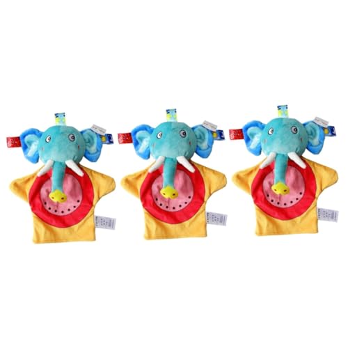 Toyvian 3st Spielzeug in Elefantenform Babyspielzeug Spielzeug Für Kleinkinder Spielzeug Spielzeuge Für Beruhigendes Handtuch Für Babys Handtuch Beruhigen von Toyvian