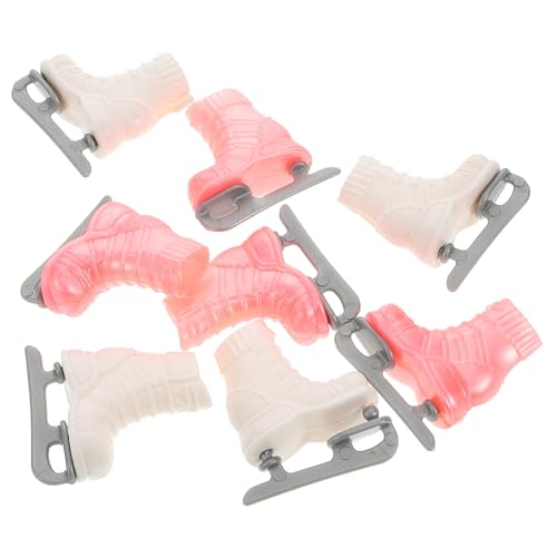 Toyvian 4 Paare Miniatur Rollschuhe Puppenzubehör aus Kunststoff Verschleißfest Detailgetreu Leicht Tragbar Dekorativ für Puppenhaus DIY Bastelprojekte Farblich Sortiert Weiß Rosa Toyvian 4 Paare Miniatur Rollschuhe Puppenzubehör aus Kunststoff Verschleißfest Detailgetreu Leicht Tragbar Dekorativ für Puppenhaus DIY Bastelprojekte Farblich Sortiert Weiß Rosa von Toyvian