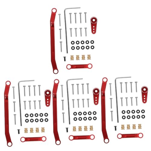 Toyvian 4 Sätze Fernbedienung Auto Lenksäule Rc Auto Ersatzversorgung Fernbedienung Auto Upgrade Zubehör Simulation Lenkstange Metall Lenkstange Für Rc Auto Spielzeug Rc Teile von Toyvian