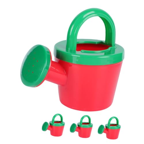 Toyvian 4 Stück Badezimmerspielzeug Dose Für Pflanzen Mini-wasserkocher Mini-sprühtopf Kleine Gießkanne Kleiner Pflanzenbewässerer So Tun, Als Würde Man Gießkanne Spielen Gießkessel Pp Rot von Toyvian