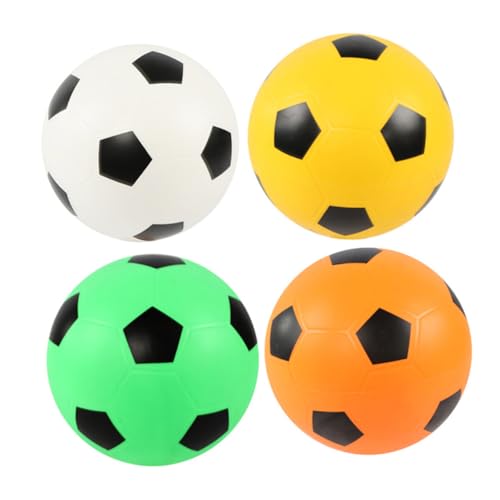 Toyvian 4 Stück Fußball Outdoor draußen Activity kinderspielsachen Outdoor- Outdoor Toys aufblasbare Fußbälle PVC-Fußbälle Green von Toyvian