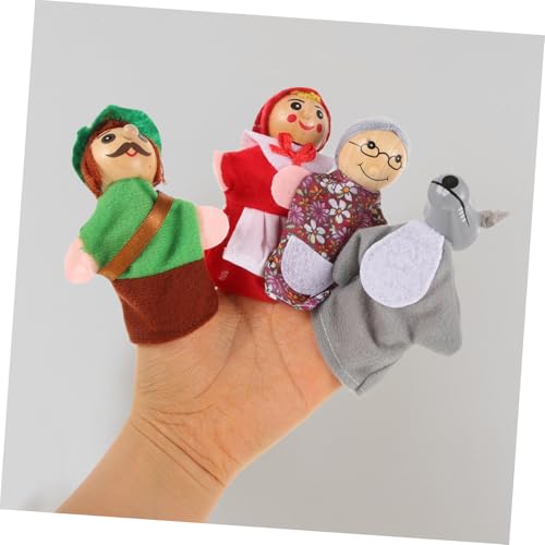Toyvian 4 Stück Holz Fingerpuppen Kleine Tierfiguren Handspielzeug für Leicht Tragbar zum Geschichtenerzählen Rollenspiel Unterricht und Kostümparty Zubehör Toyvian 4 Stück Holz Fingerpuppen Kleine Tierfiguren Handspielzeug für Leicht Tragbar zum Geschichtenerzählen Rollenspiel Unterricht und Kostümparty Zubehör von Toyvian