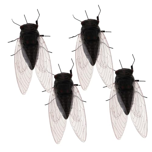 Toyvian 4 Stück Insekten -Zikadenmodell gesteckt deko gefälschte Zikaden kleine Tierfiguren Mikrolandschaftszikade Zikaden Figur gefälschtes Zikadenmodell Magnet Black Toyvian 4 Stück Insekten -Zikadenmodell gesteckt deko gefälschte Zikaden kleine Tierfiguren Mikrolandschaftszikade Zikaden Figur gefälschtes Zikadenmodell Magnet Black von Toyvian
