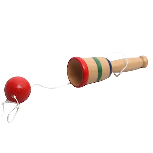 Toyvian 4 Stück Lernspielzeug Ball- Und Becherspielzeug Für Strandspielzeug Für Tasse Kendama Kendama- Bambus von Toyvian