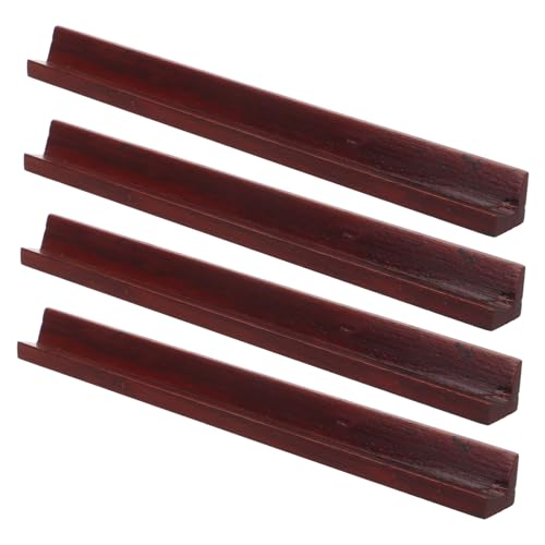 Toyvian 4 Stück Mini Mahjong Holz Rack mit Rillen Teiliges für Domino und Cube Game Tragbarer Spielsteinhalter zur Schnellen und Sicheren Fliesenanordnung für Unterwegs und Spielabende Toyvian 4 Stück Mini Mahjong Holz Rack mit Rillen Teiliges für Domino und Cube Game Tragbarer Spielsteinhalter zur Schnellen und Sicheren Fliesenanordnung für Unterwegs und Spielabende von Toyvian
