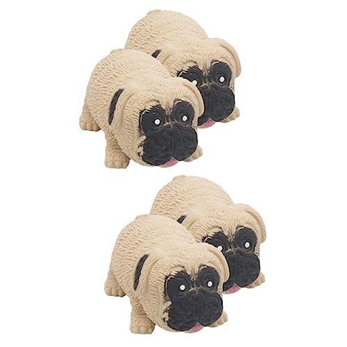 Toyvian 4 Stück Mops Stressabbau Spielen Osterkorbspielzeug Gastgeschenke Für Hunde Klassenpreis Gefälschte Hundespielzeuge Schaumstoff-stressbälle Welpenspielzeug Kind Hundespielzeug Unzerstörbar von Toyvian