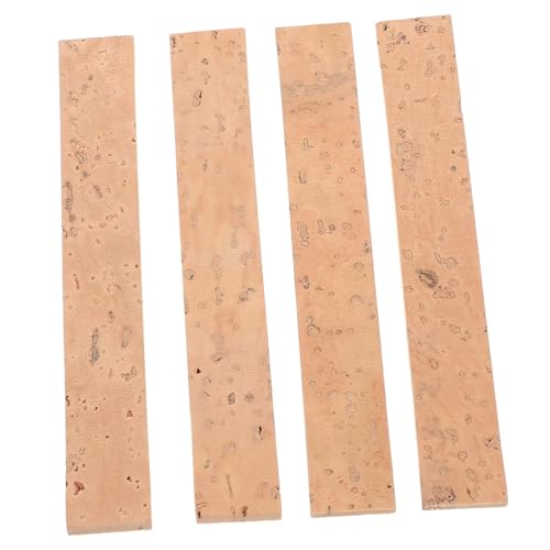 Toyvian 4 Stück Musikinstrumenten Zubehör Saxophon Korkkorken Flöteninstrument Saxophon Kork Sax Ersatz Kork Pads Saxophon Hals Kork Ersatz Klarinette Kork Pads Holz Schokolade von Toyvian