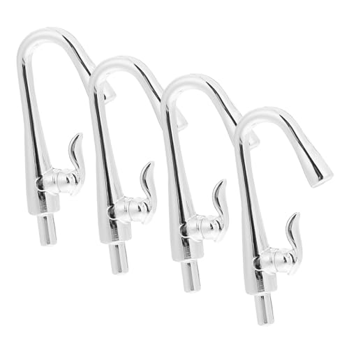Toyvian Realistisches Miniatur-Wasserhahn-Set Für Badezimmer- Und Küchendekorationen Im Maßstab 1/12 Für Puppenhäuser 4er-Pack Toyvian Realistisches Miniatur-Wasserhahn-Set Für Badezimmer- Und Küchendekorationen Im Maßstab 1/12 Für Puppenhäuser 4er-Pack von Toyvian