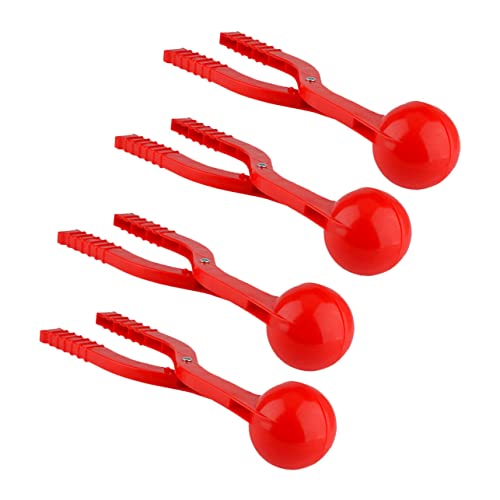 Toyvian 4 Stück Runder Schneeballclip Glockenspiel Für Draußen Kunstschnee Schneebälle Lustig Weihnachten Aufblasbar Zwerge Kind Schneekugel Schneeball-Clip Plastik von Toyvian