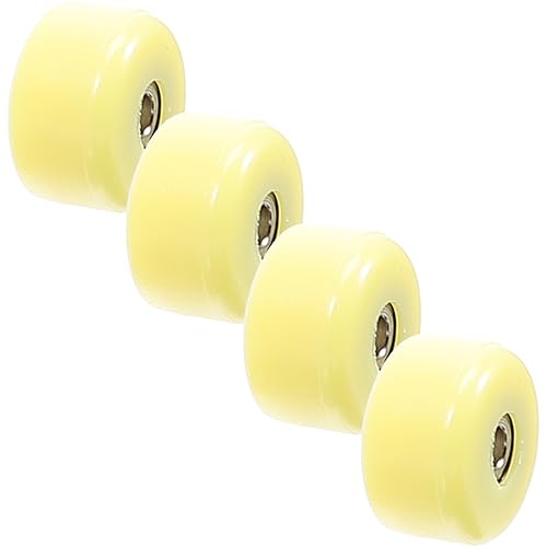 Toyvian 4 Stück Simulation-Skate-Roller Kompaktes Skate- Zappelring Fingerrollschuhe Trainingszubehör Roboter Freizeit Schreibtischspiel Zappelt Zappeln Plastik Yellow von Toyvian