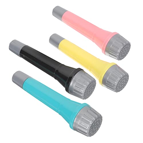 Toyvian 4 Stück Simuliertes Mikrofon Gefälschtes Mikrofon Echo Mikrofone Für Karaoke Gitarre Cosplay-zubehör Kindermikrofonmodell Simulationsmikrofon Plastik von Toyvian