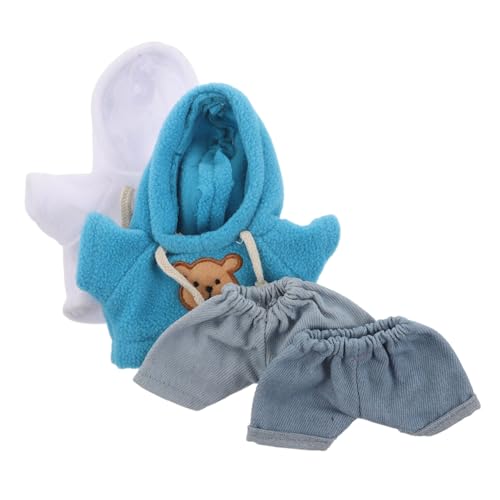 Toyvian 4 Stück Teiliges Bärenkleidungsset aus Baumwolle mit Hoodie und Jeans für Kuscheltier Weiche Strapazierfähige DIY Kleidung für Kleine Plüschtiere und Puppen Modische Outfit Toyvian 4 Stück Teiliges Bärenkleidungsset aus Baumwolle mit Hoodie und Jeans für Kuscheltier Weiche Strapazierfähige DIY Kleidung für Kleine Plüschtiere und Puppen Modische Outfit von Toyvian