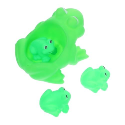 Toyvian 4 Stück Teiliges Frosch Badespielzeug Flexible Wasserspielzeuge für Lustige Badewannen Spieltiere Eltern Junge Mädchen Interaktion Sicher und Griffig für Junge Mädchen Toyvian 4 Stück Teiliges Frosch Badespielzeug Flexible Wasserspielzeuge für Lustige Badewannen Spieltiere Eltern Junge Mädchen Interaktion Sicher und Griffig für Junge Mädchen von Toyvian