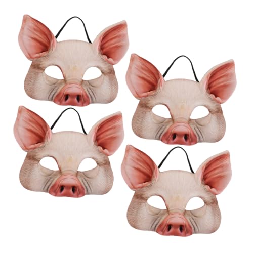Toyvian 4 Stück Teiliges Halbe Tiergesicht Atmungsaktiv und Bequem Vielseitige Kostüm Maske für Halloween Karneval Cosplay Partys und Maskerade Events Toyvian 4 Stück Teiliges Halbe Tiergesicht Atmungsaktiv und Bequem Vielseitige Kostüm Maske für Halloween Karneval Cosplay Partys und Maskerade Events von Toyvian