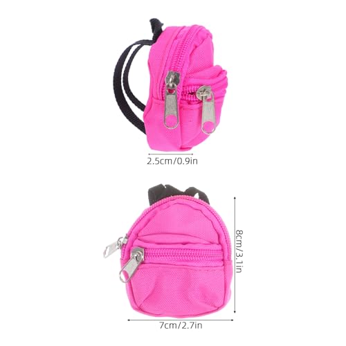 Toyvian 4 Stück Teiliges Mini Puppen-Rucksack- Kleine Reißverschluss-Schulranzen für Puppen Tragbare und Kreative Schulzubehör für Rollenspiele Modische Miniatur-Taschen für Toyvian 4 Stück Teiliges Mini Puppen-Rucksack- Kleine Reißverschluss-Schulranzen für Puppen Tragbare und Kreative Schulzubehör für Rollenspiele Modische Miniatur-Taschen für von Toyvian