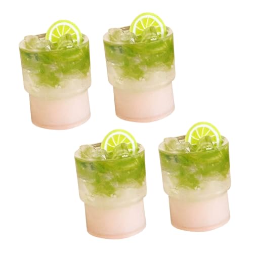 Toyvian 4 Stück Teiliges Miniatur Fruchttee Modelle für Puppenhaus Realistische Resin Tassen und Flaschen Detailgetreue Spielküchen Accessoires für Kompakt und Leicht für Unterwegs und Toyvian 4 Stück Teiliges Miniatur Fruchttee Modelle für Puppenhaus Realistische Resin Tassen und Flaschen Detailgetreue Spielküchen Accessoires für Kompakt und Leicht für Unterwegs und von Toyvian