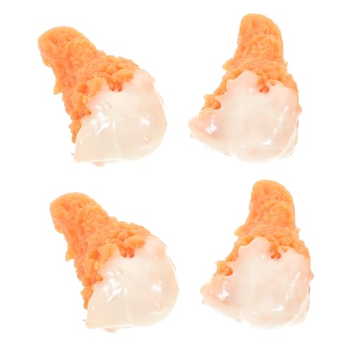 Toyvian 4 Stück Teiliges Realistische Künstliche Hähnchenkeulen Attrappe Lebensechtes Haltbares Modell für Küchendekoration Fotografie Requisiten Vielseitig Einsetzbar für Party und Toyvian 4 Stück Teiliges Realistische Künstliche Hähnchenkeulen Attrappe Lebensechtes Haltbares Modell für Küchendekoration Fotografie Requisiten Vielseitig Einsetzbar für Party und von Toyvian