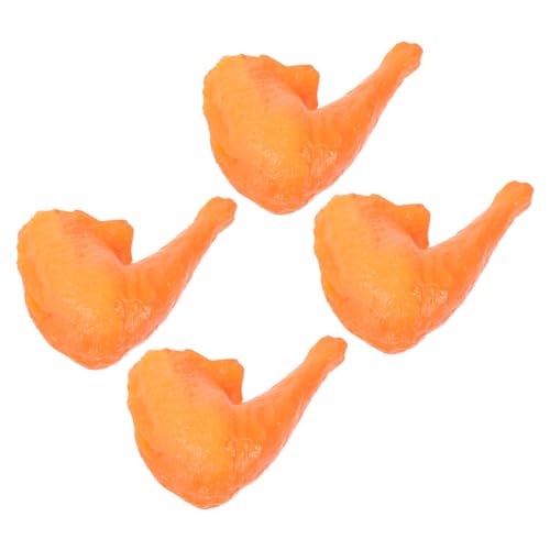 Toyvian 4 Stück Teiliges Realistisches Künstliches Hühnchenkeulen Detailgetreue Nachbildung Leicht und Langlebig für Küchen Deko und Rollenspiele Toyvian 4 Stück Teiliges Realistisches Künstliches Hühnchenkeulen Detailgetreue Nachbildung Leicht und Langlebig für Küchen Deko und Rollenspiele von Toyvian