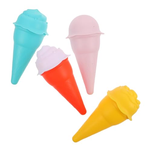 Toyvian 4 Stück Teiliges Strandspielzeug Eiscreme Sandformen aus Kunststoff für Kleinkinder Bunte Sandspielzeuge für Garten Park und Strand Vielseitig für Outdoor Spielspaß im Sommer und Toyvian 4 Stück Teiliges Strandspielzeug Eiscreme Sandformen aus Kunststoff für Kleinkinder Bunte Sandspielzeuge für Garten Park und Strand Vielseitig für Outdoor Spielspaß im Sommer und von Toyvian