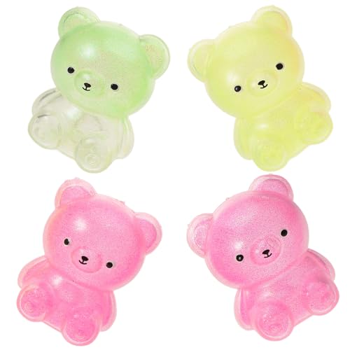 Toyvian 4stücke Bär Spielzeug Quetschen Tier Spielzeug Flexibel TPR Material Leicht Langlebig Party Geschenk Toyvian 4stücke Bär Spielzeug Quetschen Tier Spielzeug Flexibel TPR Material Leicht Langlebig Party Geschenk von Toyvian