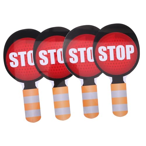 Toyvian 4 Stück Teiliges Verkehrsschild für Doppelseitige Hand Stopp und Ampelschilder in Rot und Grün zur Verkehrssicherheits Erziehung in Kindergarten und Schule Toyvian 4 Stück Teiliges Verkehrsschild für Doppelseitige Hand Stopp und Ampelschilder in Rot und Grün zur Verkehrssicherheits Erziehung in Kindergarten und Schule von Toyvian