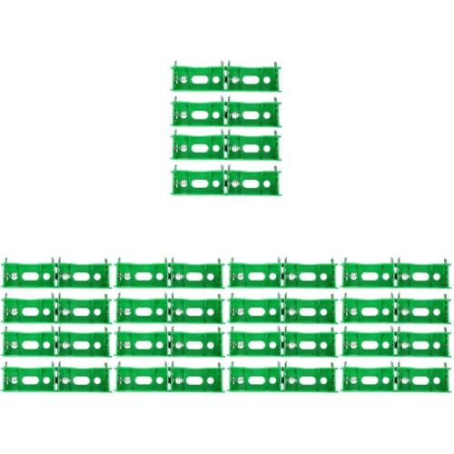 Toyvian 40 STK Batteriekasten Nr. 1 Physikexperiment Batteriehalter Physik Batteriehalter Batteriegehäuse Für Elektrizitätsexperimente Batteriehalter Für Stromlehre Green Abs von Toyvian