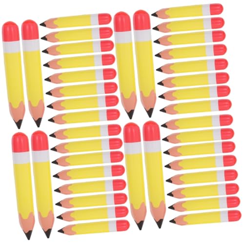 Toyvian 40 Stück Aufblasbarer Bleistift Aufblasbarer Buntstift Für Schulparty Dekorationen Schulparty Geschenke Aufblasbare Requisite Riesiger Aufblasbarer Buntstift Schulmotto von Toyvian