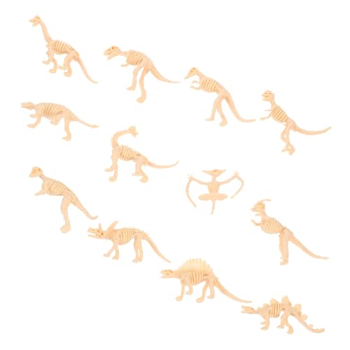 Toyvian 48 STK Dinosaurier-Skelettmodell Spielzeug für Kleinkinder Dinosaurier-Skelettspielzeug für Kinder Babyspielzeug realistische Dinosauriermodelle Dinosaurier Ausgrabungsspielzeug von Toyvian