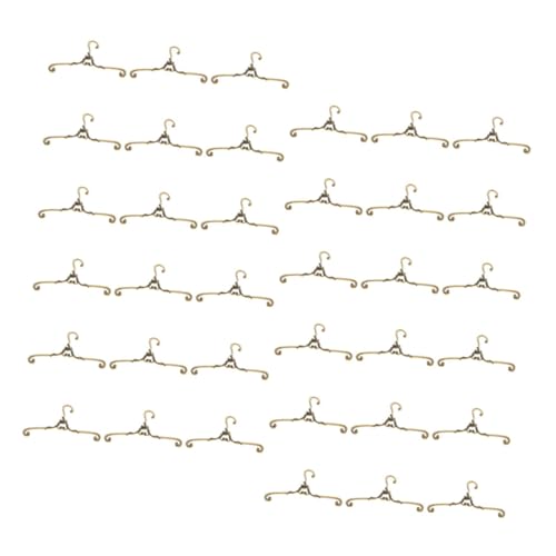 Toyvian 48 Stück Teiliges Miniatur Metall Kleiderbügel Vintage Stil für Puppenhaus Kleiderständer zur Stilvollen Aufbewahrung und Präsentation von Puppenkleidern und Outfits Toyvian 48 Stück Teiliges Miniatur Metall Kleiderbügel Vintage Stil für Puppenhaus Kleiderständer zur Stilvollen Aufbewahrung und Präsentation von Puppenkleidern und Outfits von Toyvian
