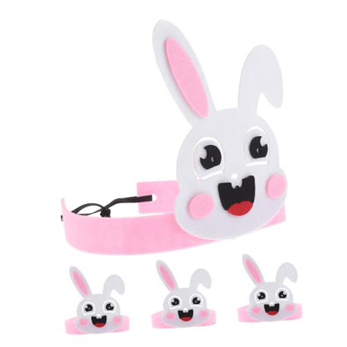 Toyvian 4er Set Cartoon Kaninchen Haarband Niedliche Kopfbedeckung Für Cosplay Requisiten Für Partys Und Bühnenaufführungen Dekoration Für Ostern üßes Kaninchen Design von Toyvian